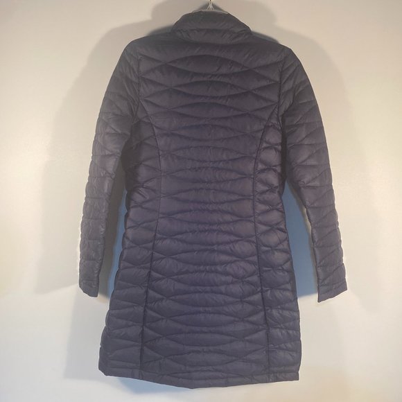 Patagonia Dark Navy Nano Puff Style Down Fill Parka Light Jacket Women Size M - Picture 4 of 10